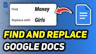 How to Find and Replace in Google Docs | Find and Replace Words in Google Docs