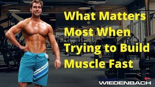 What Matters Most when Trying to Build Muscle Fast- Maik Wiedenbach