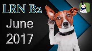 LRN B2 2017 June  Listening with answers