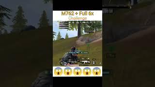 M762 + Full 6x Challenge  PUBG MOBILE FUNNY VIDEO  #ashfaquexpro #shorts #jevel #parkivx