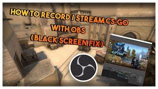 How To Record / Stream Counter Strike 2 With OBS (Black Screen Fix) + Record in 4:3 Stretched