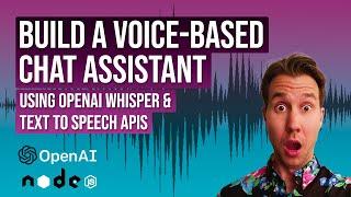 Build a voice assistant with OpenAI Whisper and TTS (text to speech) in 5 minutes