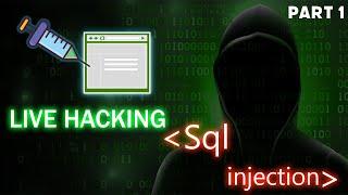 Live Hacking: SQL Injection For Beginners (Part 1)