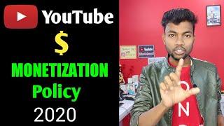 Big Changes Youtube Monetization Policy 2020 || All Doubt Clear