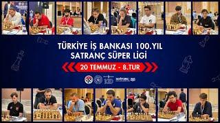 Türkiye İş Bankası 100. Yıl Satranç Süper Ligi 8. TUR