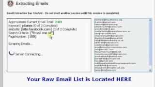 10,000 Emails in 10 minutes - The Best Email Extractor is Social Email Extractor!!!!!!!!!!!!!!!!!