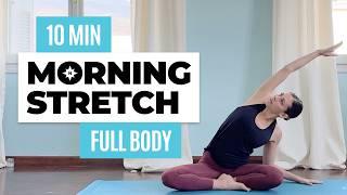 10 MINUTE DAILY MORNING STRETCH | Slow Yoga Full Body Stretch (All Levels | No Props)