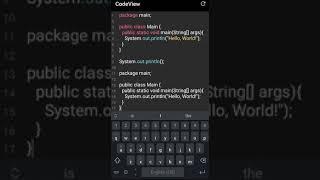 Android CodeView 1.1.0 with snippets and line number support