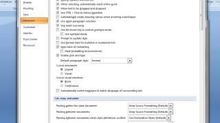 Changing Inches to Centimeters in Word 2007