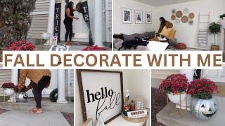 FINALLY A FALL DECORATE WITH ME | SIMPLE HALLOWEEN DECOR | FALL DECOR | DITL 2024 | CRISSY MARIE