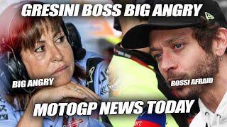 EVERYONE SHOCKED GRESINI Bos BIG ANGRY to Rossi, Marquez SURPRISED, MotoGP Use Non Fossil Fuels