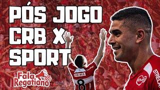 PÓS JOGO CRB X SPORT - BRASILEIRÃO SÉRIE B RODADA 7