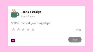 How to Install and Use Icons 4 Design in Adobe XD