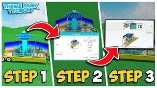 How to Make BLUEPRINTS in Theme Park Tycoon 2!