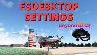 FSDesktop settings for use with BATC panel