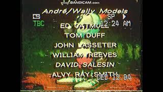 The Adventures Of André & Wally B. - Credits VHS