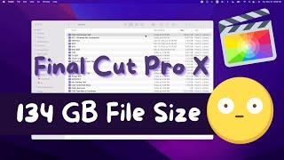 How to Reduce Final Cut Pro File Size Quickly and Easily | Step-by-Step Beginner FCPX Tutorial