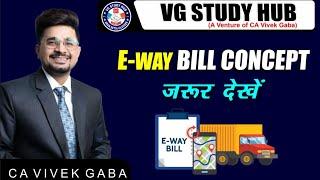 GST - E Way Bill Concept| CA Vivek Gaba |