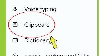 Google Keyboard | Clipboard Settings