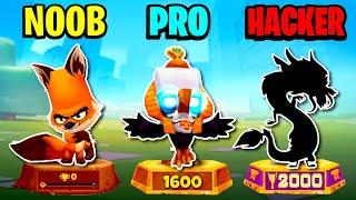 NOOB vs PRO vs HACKER - Zooba Zoo Battle Arena