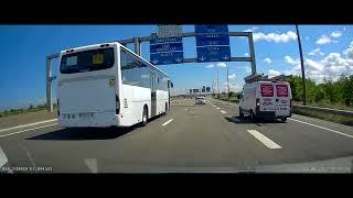 Eurotunnel Getlink - exit from train in Calais onto A26 for Paris