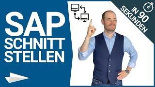 SAP Schnittstellen in 90 Sekunden - Unterschied RFC, BAPI, ALE, IDocs, EDI, BDocs, RESTful ABAP
