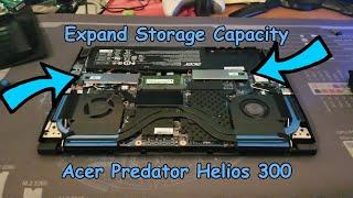 How to upgrade Acer Predator Helios 300 Storage