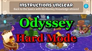 Odyssey  Hard Mode  Tutorial / Guide   (Instructions Unclear)  (Bloons td 6)