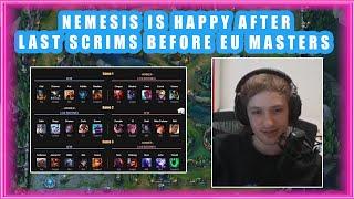 Nemesis is HAPPY After LAST SCRIMS Before EU MASTERS  [LR vs AFW]