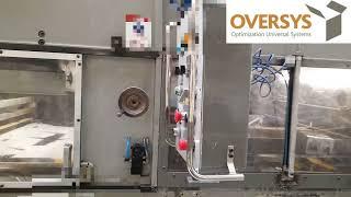 VIDEO OVERSYS U70331124 BOBST SPO 1600 FLAT BED DIE CUTTER WITH SERCO HOLLAND BUNDLE BREAKER