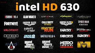 Intel HD Graphics 630 : 30 Games Tested in 2023 | HD 630 Gaming