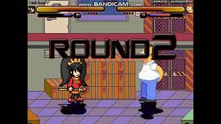 mugen-Ashley (me) vs Homer Simpson (Rematch) Remake