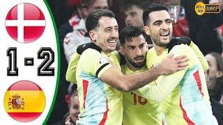 Spain vs Denmark 1-0- All Goals & Highlights - 2024