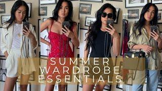 SUMMER CAPSULE WARDROBE | CLOSET ESSENTIALS 2020 | reesewonge