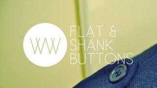 How to Sew a Button (Flat and Shank Type) | WITHWENDY