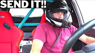 Taking Unlimited L's My First Time at the Drag Strip (Subscriber Ride Along!)