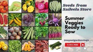 Summer Special Rare veriety Veggies Ready to sow  Seeds from Saileela store 