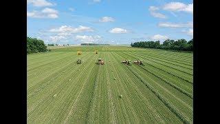 Making Horse Hay in Small Square Bales