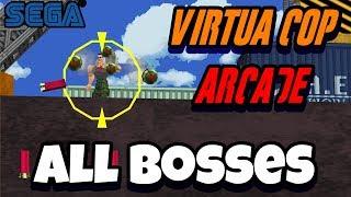 Virtua Cop Arcade - All Bosses