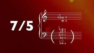 Four Tritones Over C (Just Intonation/Microtonality)