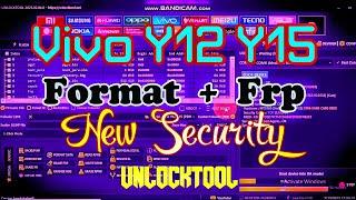 VIVO Y12 Y15 format reset kunci layar + Frp bypass #unlocktool New security #teknisihaohao
