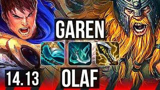 GAREN vs OLAF (TOP) | 1000+ games, Dominating | EUNE Grandmaster | 14.13