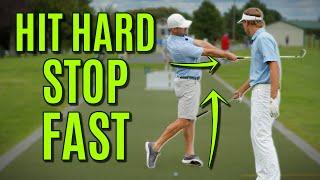 GOLF: The Best Drill For Ball Striking | HIT HARD STOP FAST