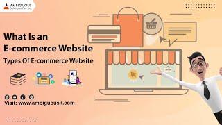 What Is an E-commerce Website? Types Of E-commerce Website