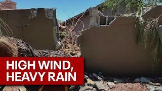 Latest on weekend's monsoon storm damage