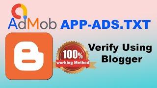 How to Verify app-ads.txt with  Blogger | Blogspot app-ads.txt Verification for Android Apps 2021