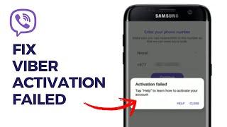 How To Fix Viber Activation Failed 2024 (EASY)