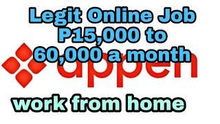 Legit Online Job | Work From Home | P15000-60000 Monthly Income | Appen Connect | Appen | Online Job