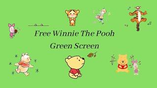 ***FREE WINNIE THE POOH GREEN SCREEN OVERLAYS | FREE TO USE | NO COPYRIGHT GREEN SCREENS***