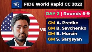 Day 2 | Hikaru Nakamura | FIDE World Rapid CC 2022 | Round 6-9 | 27/12/22